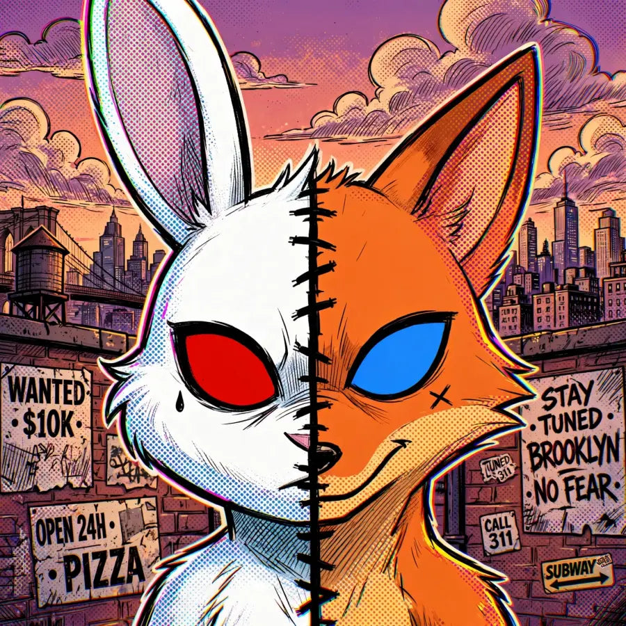 City HOSHOKU split rabbit and fox form