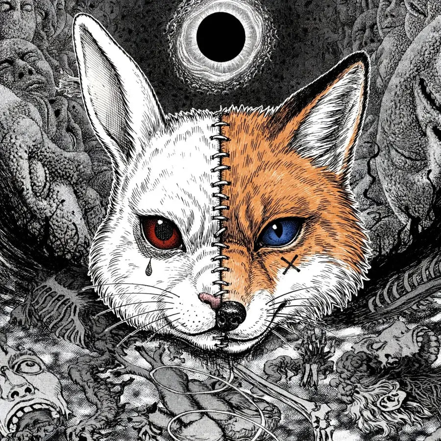 Ink HOSHOKU split rabbit and fox form