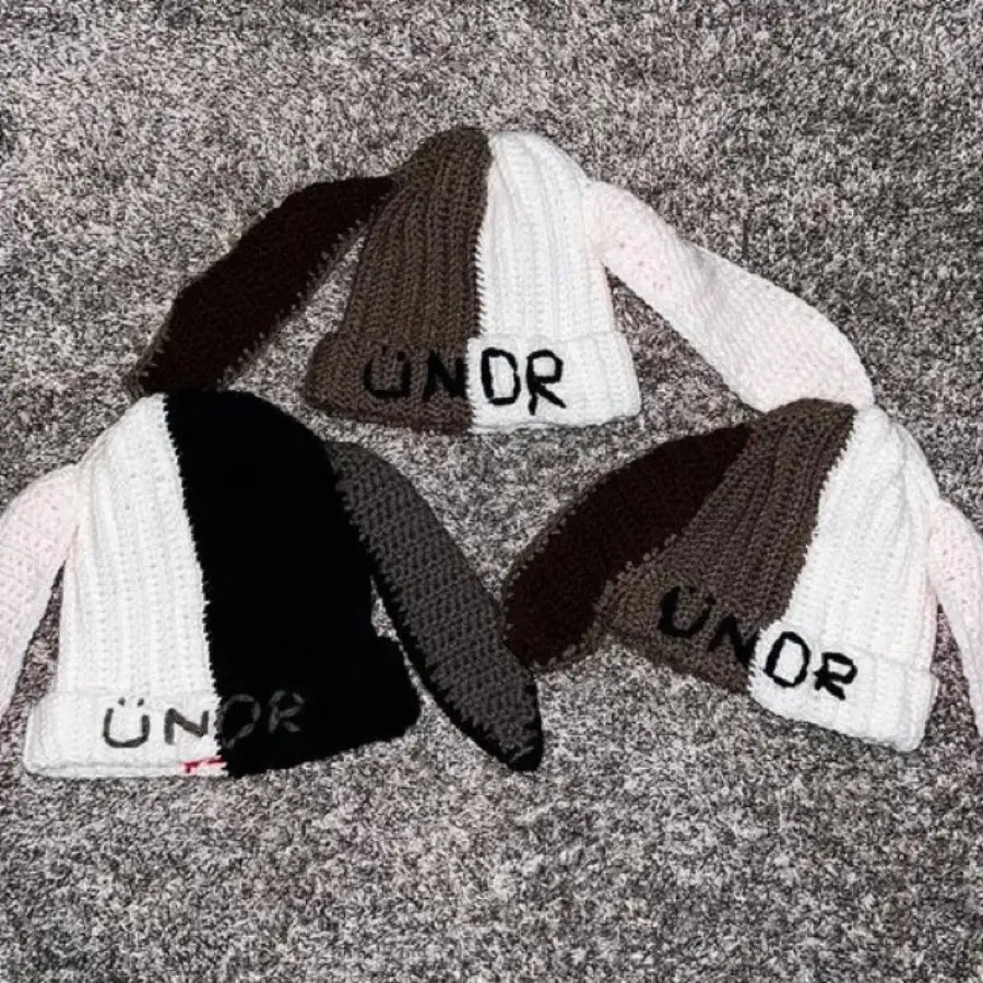 ÜNDR knit beanie object study